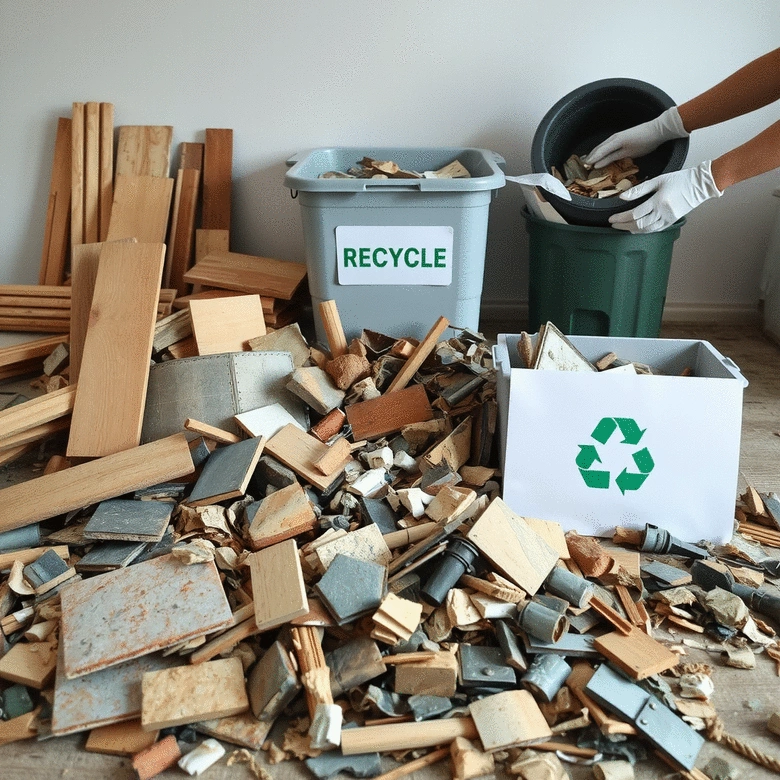 tips for recycling renovation debris sustainably