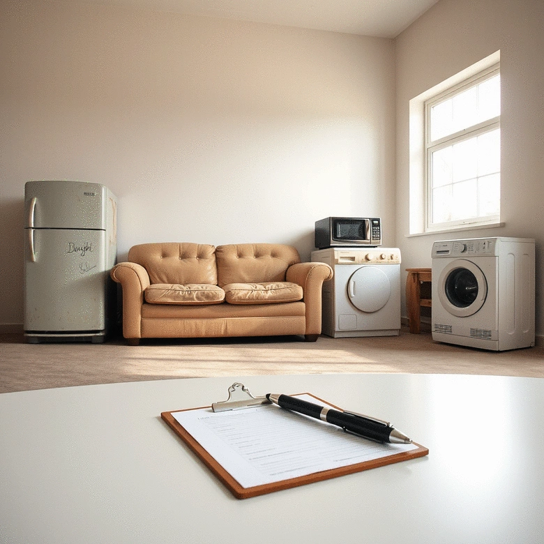 cost to remove old furniture and appliances