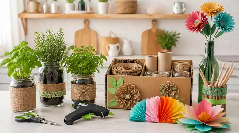 Repurposing Recyclables: Simple Home Ideas